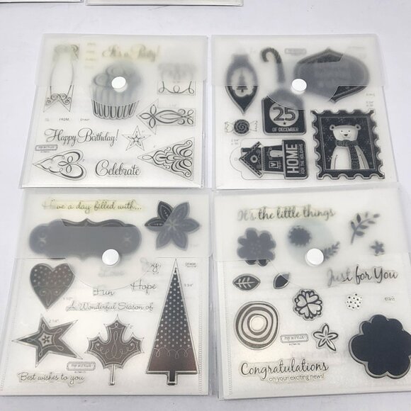 Lot Of 14 Close To My Heart My Acrylix Stamp Sets New - Picture 6 of 9